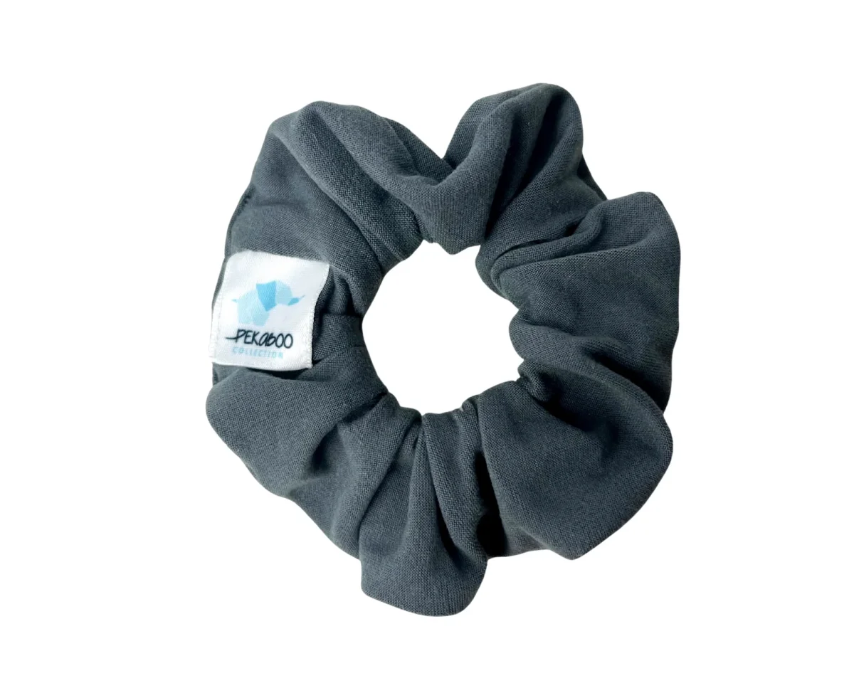 Chouchou élastique pour cheveux - Bamboo gris foncé