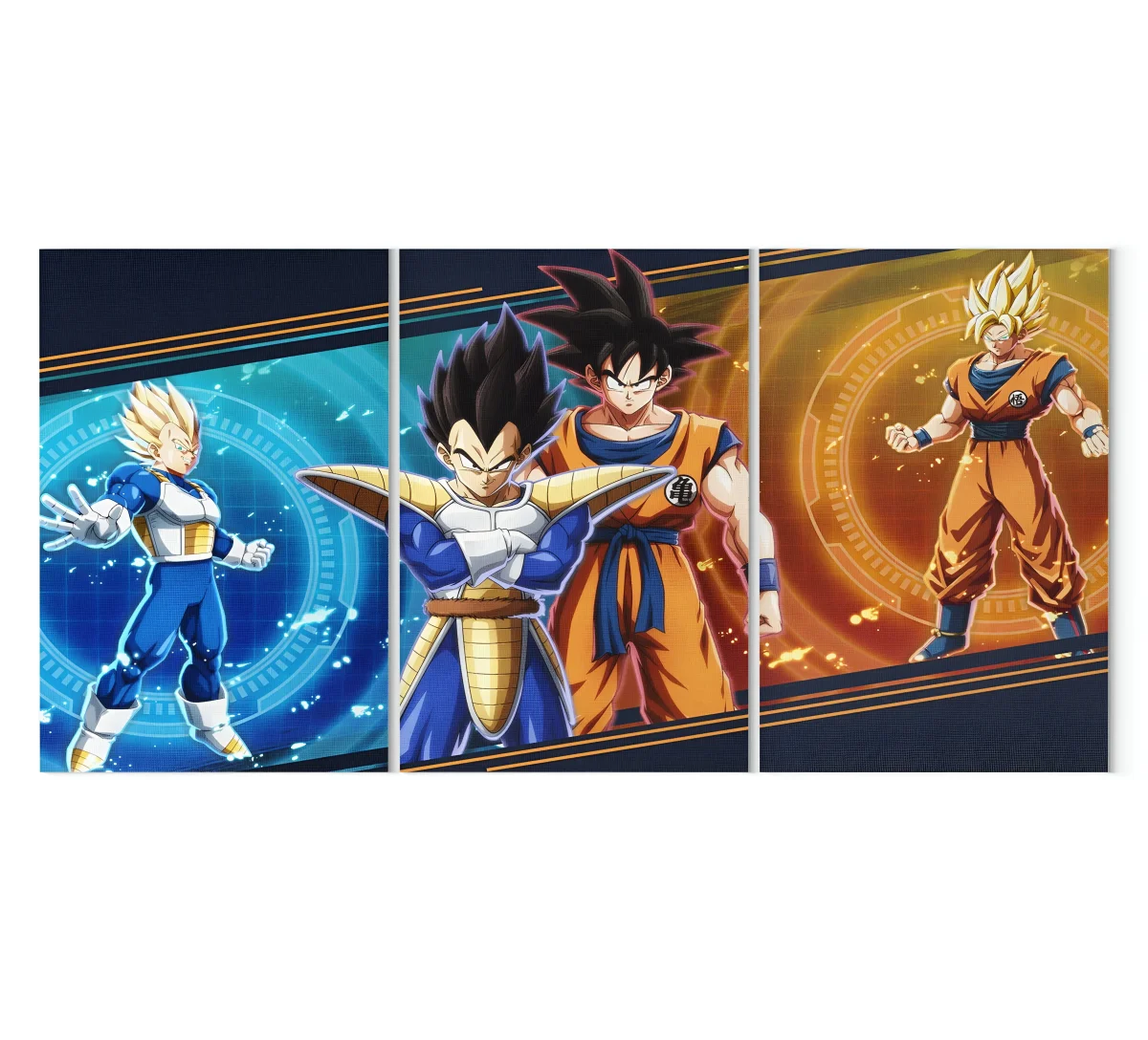 Tableau Dragon Ball Goku & Vegeta – Image 2