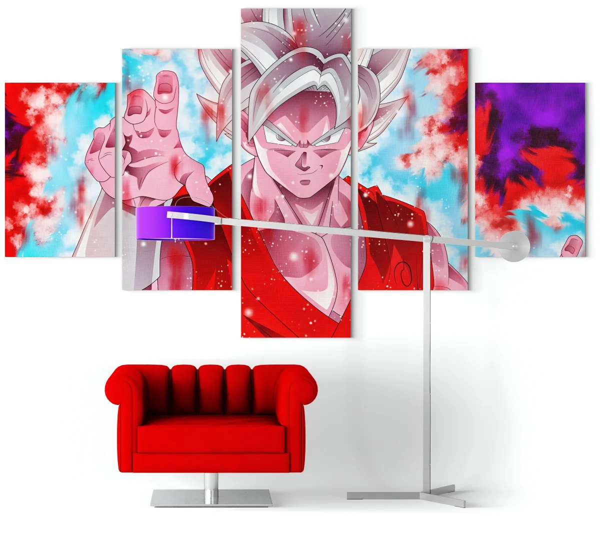 Tableau Dragon Ball Super Goku SSJ Blue Kaioken