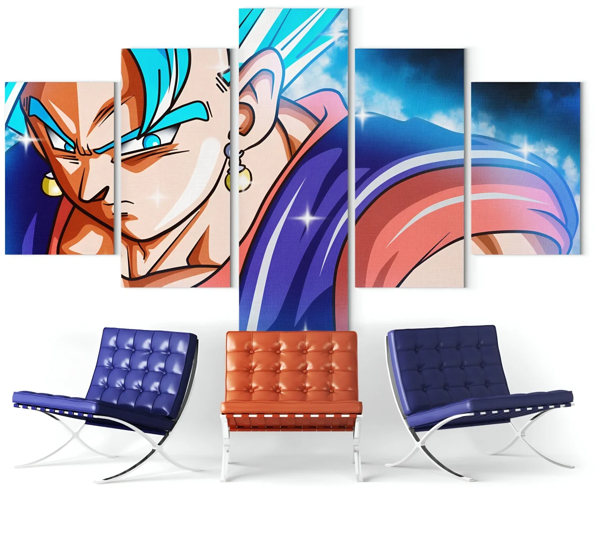 Tableau Dragon Ball Super Vegeto SSJ Blue