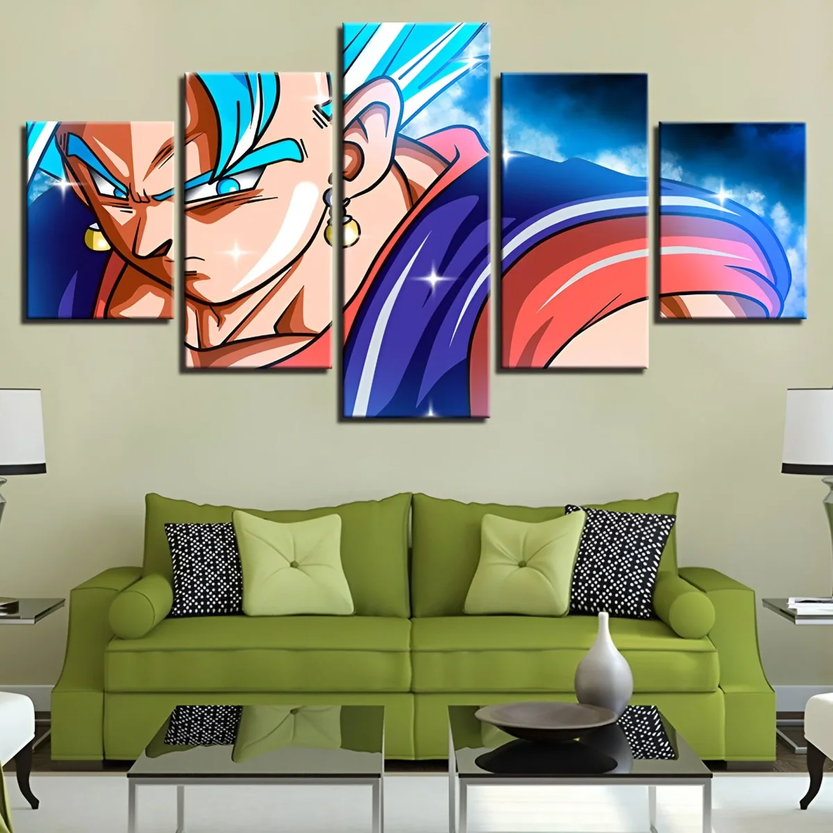 Tableau Dragon Ball Super Vegeto SSJ Blue – Image 3