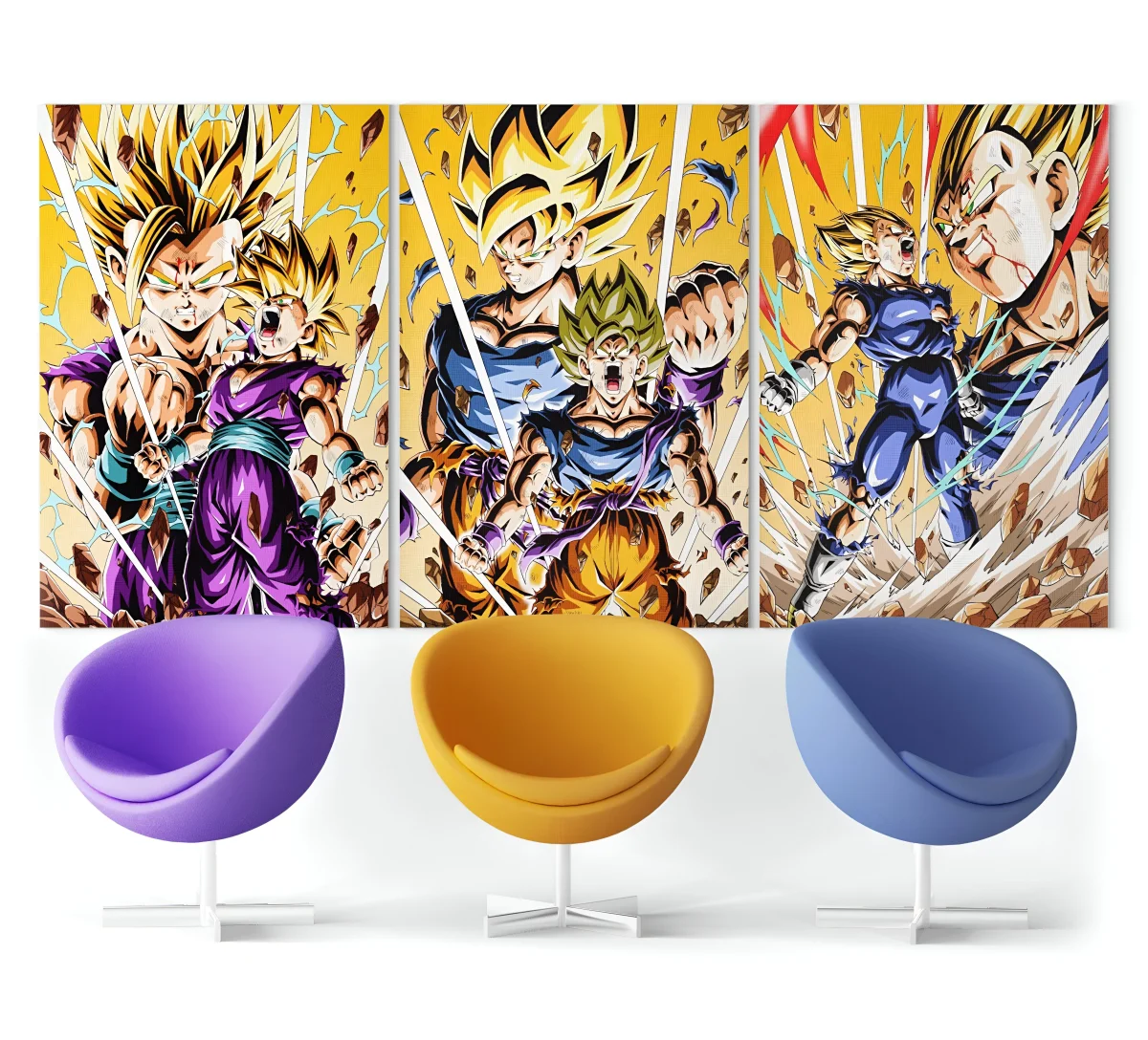 Tableau Dragon Ball Z Force Saiyan